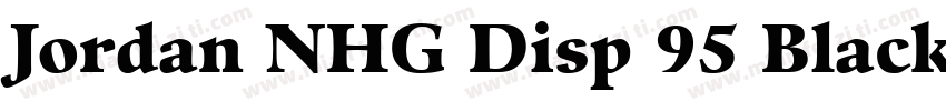 Jordan NHG Disp 95 Black字体转换